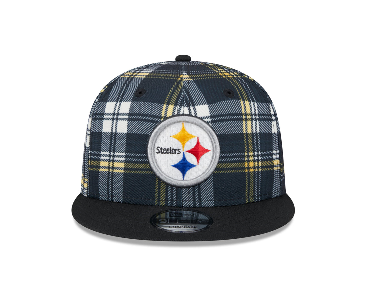 Pittsburgh Steelers NFL New Era Men Black 9Fifty Sideline Snapback product image 4, provided for visual reference and