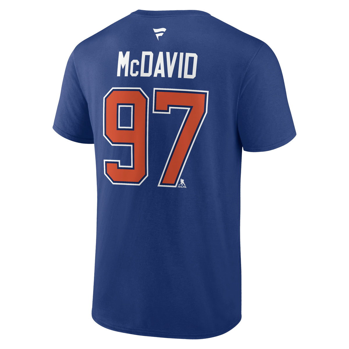 Connor Mcdavid Edmonton Oilers NHL Fanatics Branded Men Royal Blue Authentic T-Shirt product image 1, provided for visual