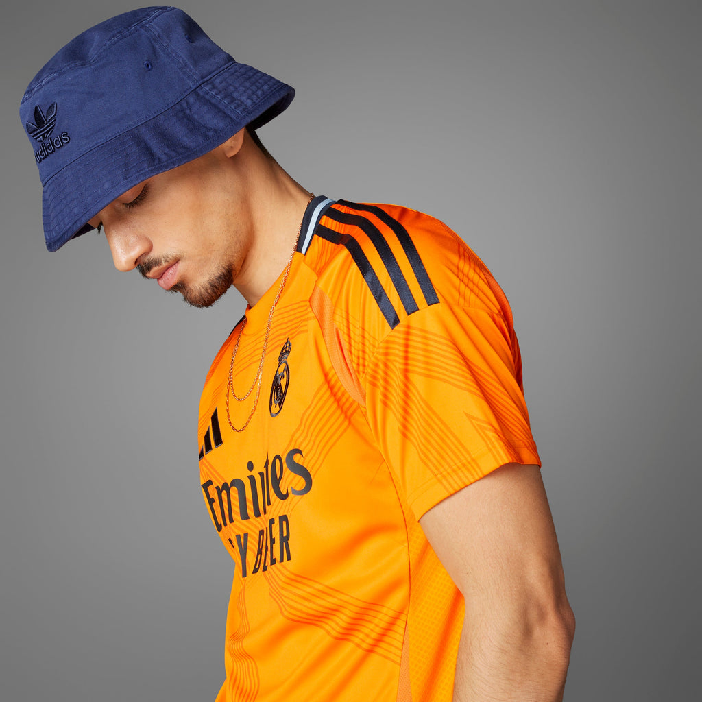 Real Madrid La Liga Adidas Men Orange 2024/25 Replica Away Jersey product image 3, provided for visual reference and product