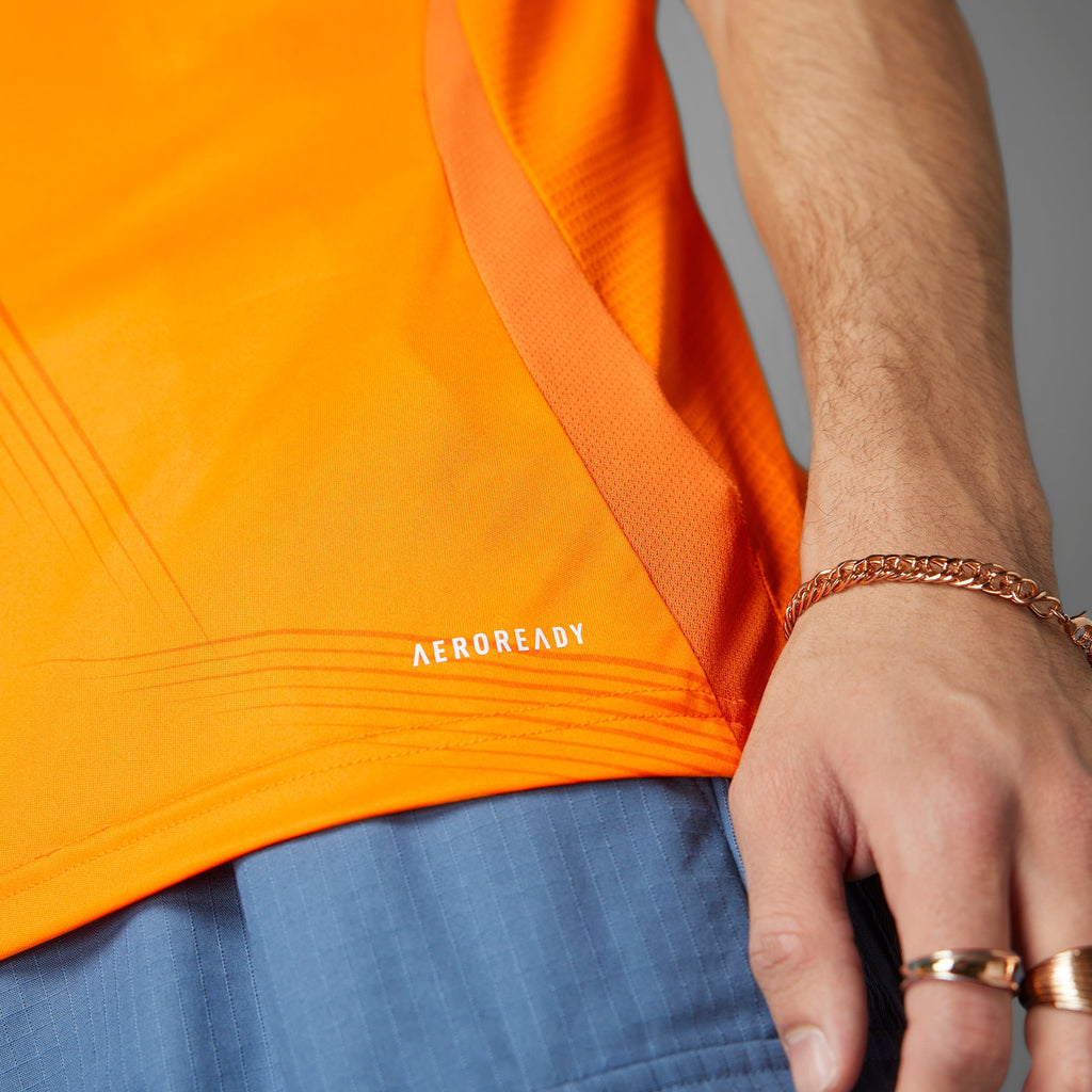Real Madrid La Liga Adidas Men Orange 2024/25 Replica Away Jersey product image 9, provided for visual reference and product
