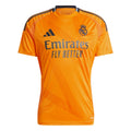 Real Madrid La Liga Adidas Men Orange 2024/25 Replica Away Jersey product image 1, provided for visual reference and product