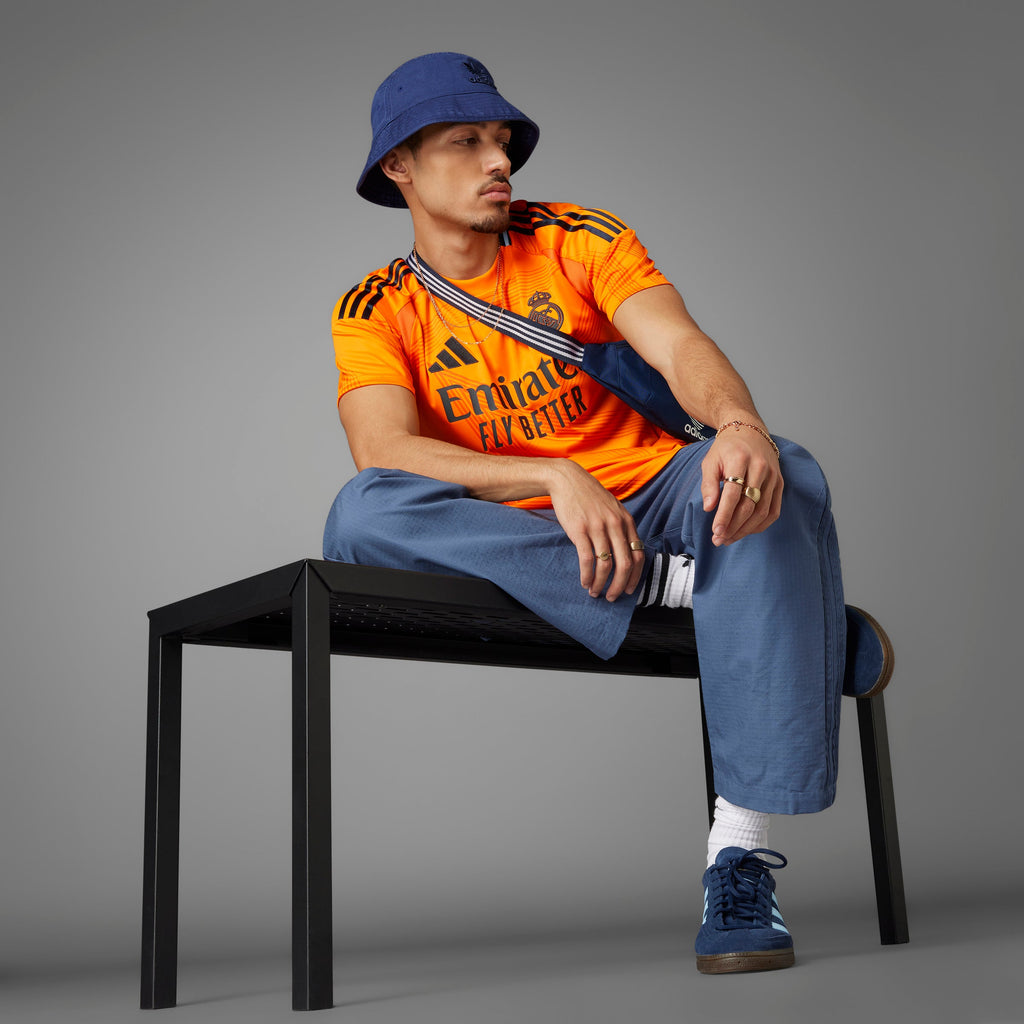 Real Madrid La Liga Adidas Men Orange 2024/25 Replica Away Jersey product image 8, provided for visual reference and product