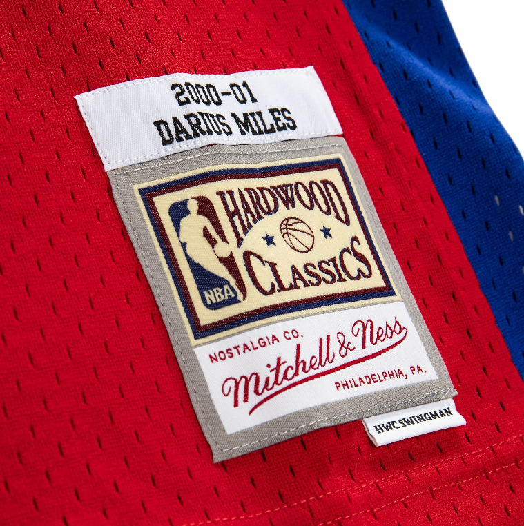 Men’s Darius Miles Los Angeles Clippers 2000-2001 Red Swingman Replica Jersey By Mitchell & Ness product image 3, provided