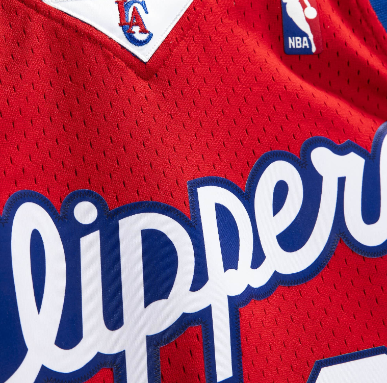 Men’s Darius Miles Los Angeles Clippers 2000-2001 Red Swingman Replica Jersey By Mitchell & Ness product image 4, provided