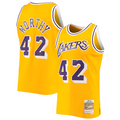 Los Angeles Lakers James Worthy Mitchell & Ness Gold 1984-85 Hardwood Classics Swingman Jersey for Men product image 1,