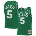 Boston Celtics Kevin Garnett Mitchell & Ness Kelly Green Hardwood Classics 2007-08 Swingman Jersey for Men product image 1,