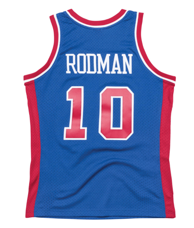 Detroit Pistons Dennis Rodman 1988-89 Mitchell & Ness NBA Men Hardwood Classic Swingman Jersey for Men product image 3,