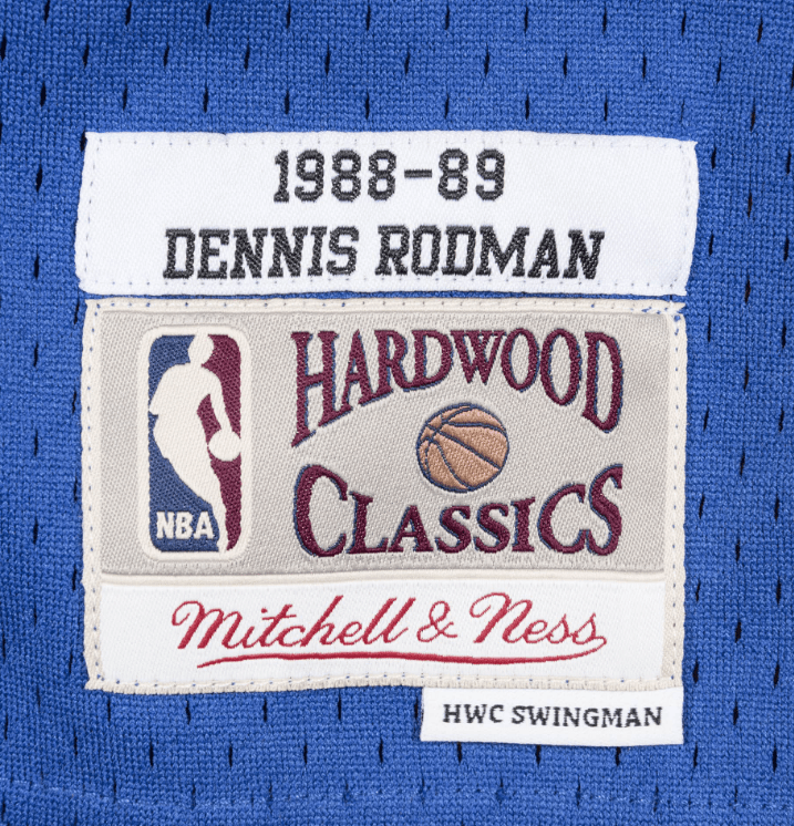 Detroit Pistons Dennis Rodman 1988-89 Mitchell & Ness NBA Men Hardwood Classic Swingman Jersey for Men product image 4,