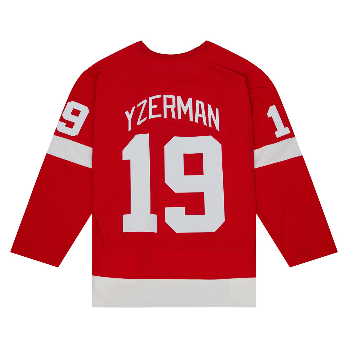 Steve Yzerman Detroit Red Wings NHL Mitchell & Ness Men Red 1996 Blue Line Authentic Jersey product image 1, provided for