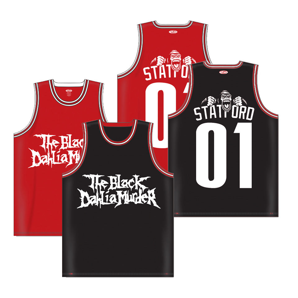 The Black Dahlia Murder - Statutory Ape basketball jersey product image 1, provided for visual reference and product detail