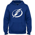 Tampa Bay Lightning NHL Bulletin Men Royal Blue Express Twill Logo Hoodie product image 1, provided for visual reference and