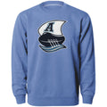 Toronto Argonauts CFL Bulletin Men Light Blue Express Twill Logo Crew Sweater product image 1, provided for visual reference