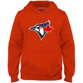 Toronto Blue Jays MLB Bulletin Men Orange Express Twill Birdhead Logo Hoodie product image 1, provided for visual reference