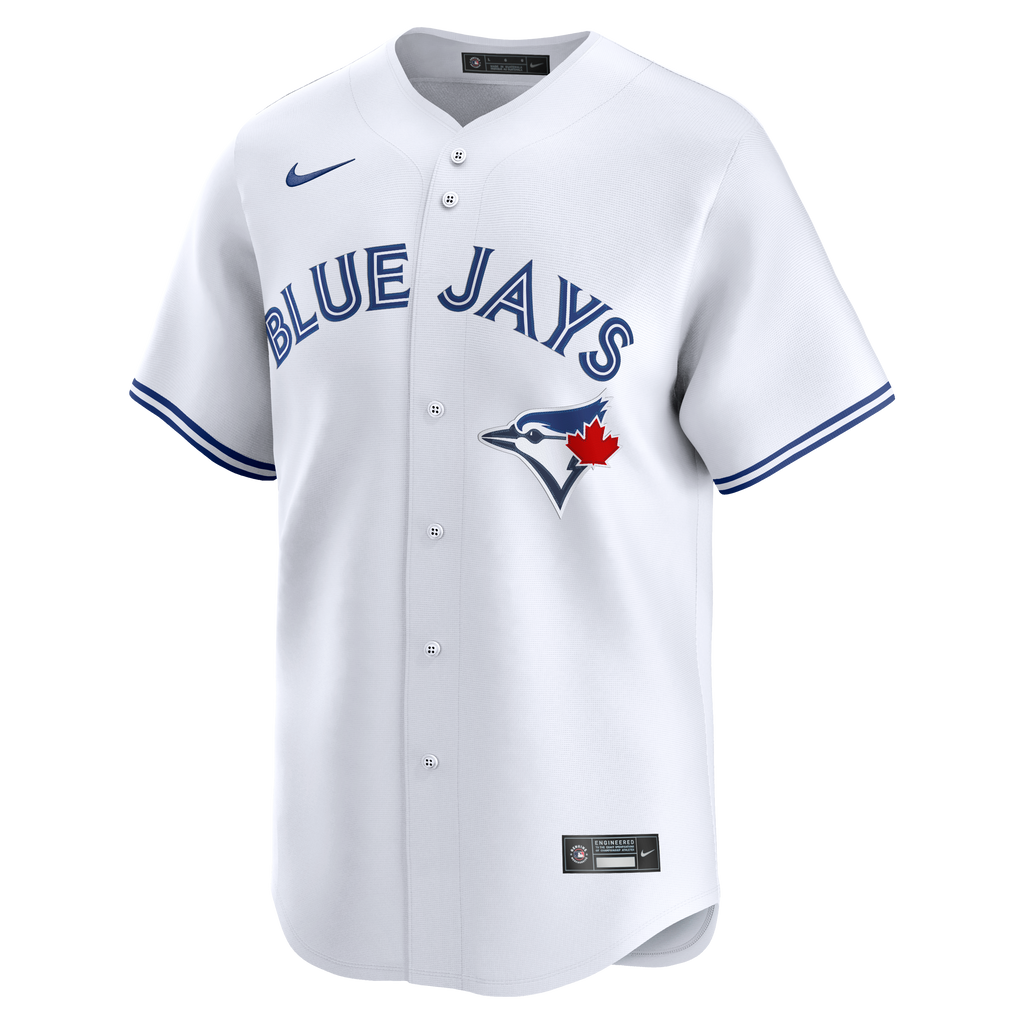 Toronto Blue Jays MLB Nike Men White Limited Jersey product image 1, provided for visual reference and product detail review