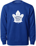Toronto Maple Leafs NHL Bulletin Men Royal Twill Logo Express Crew Sweater product image 1, provided for visual reference