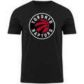 Toronto Raptors NBA Bulletin Men Black Basic Logo T-Shirt product image 1, provided for visual reference and product detail