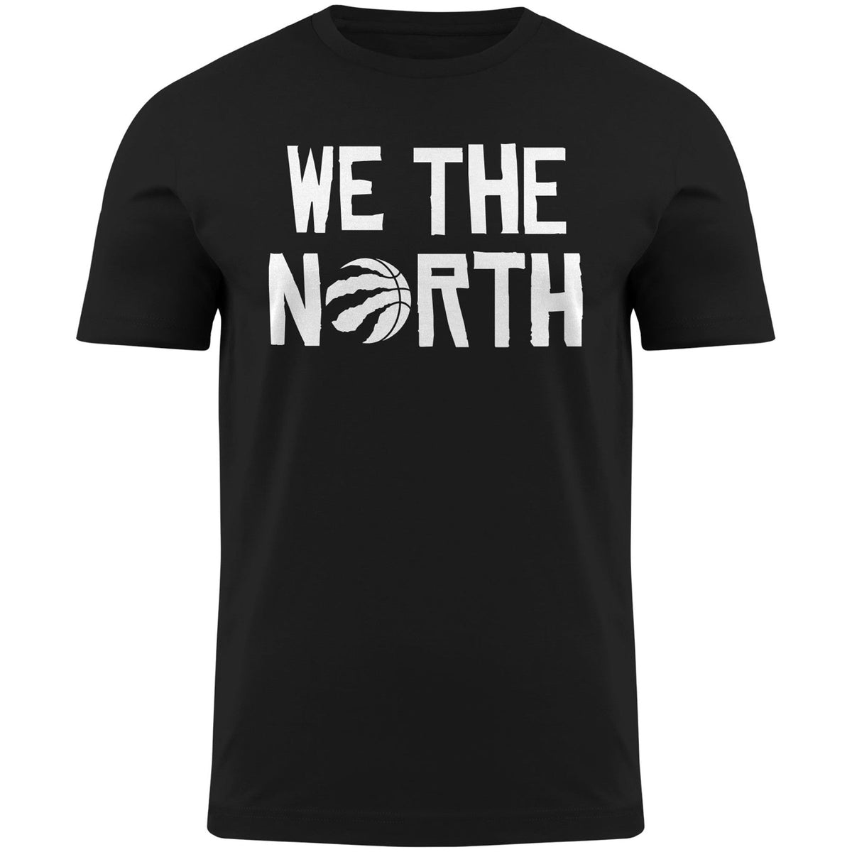 Toronto Raptors NBA Bulletin Men Black We The North T-Shirt product image 1, provided for visual reference and product