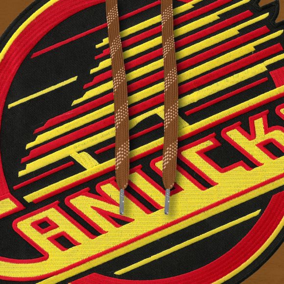 Vancouver Canucks NHL Bulletin Men Dune Express Twill Skate Logo Hoodie product image 2, provided for visual reference and
