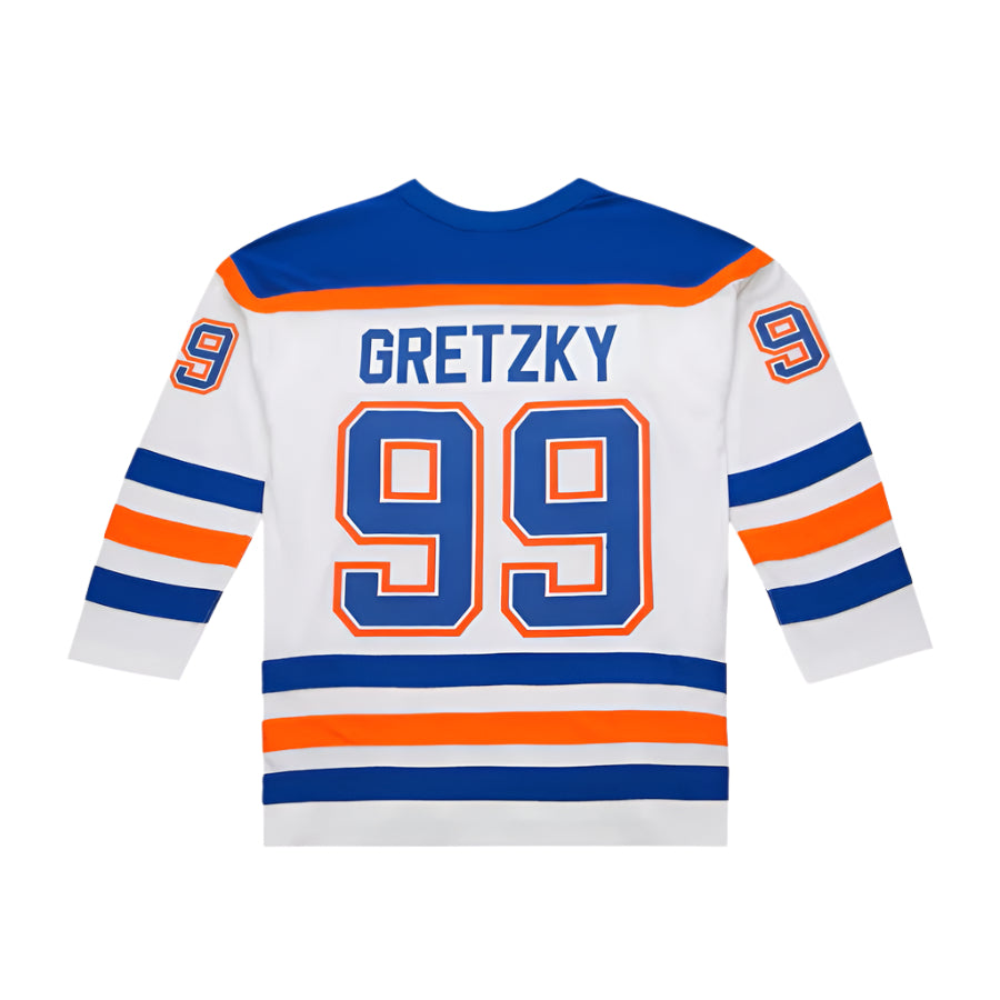 Wayne Gretzky Edmonton Oilers NHL Mitchell & Ness Men White 1986 Power Play Authentic Jersey product image 1, provided for