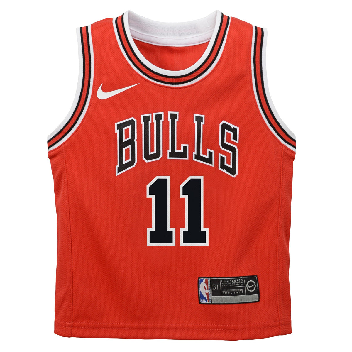 Preschool Chicago Bulls Demar Derozan Red Nike Swingman Icon Jersey product image 2, provided for visual reference and