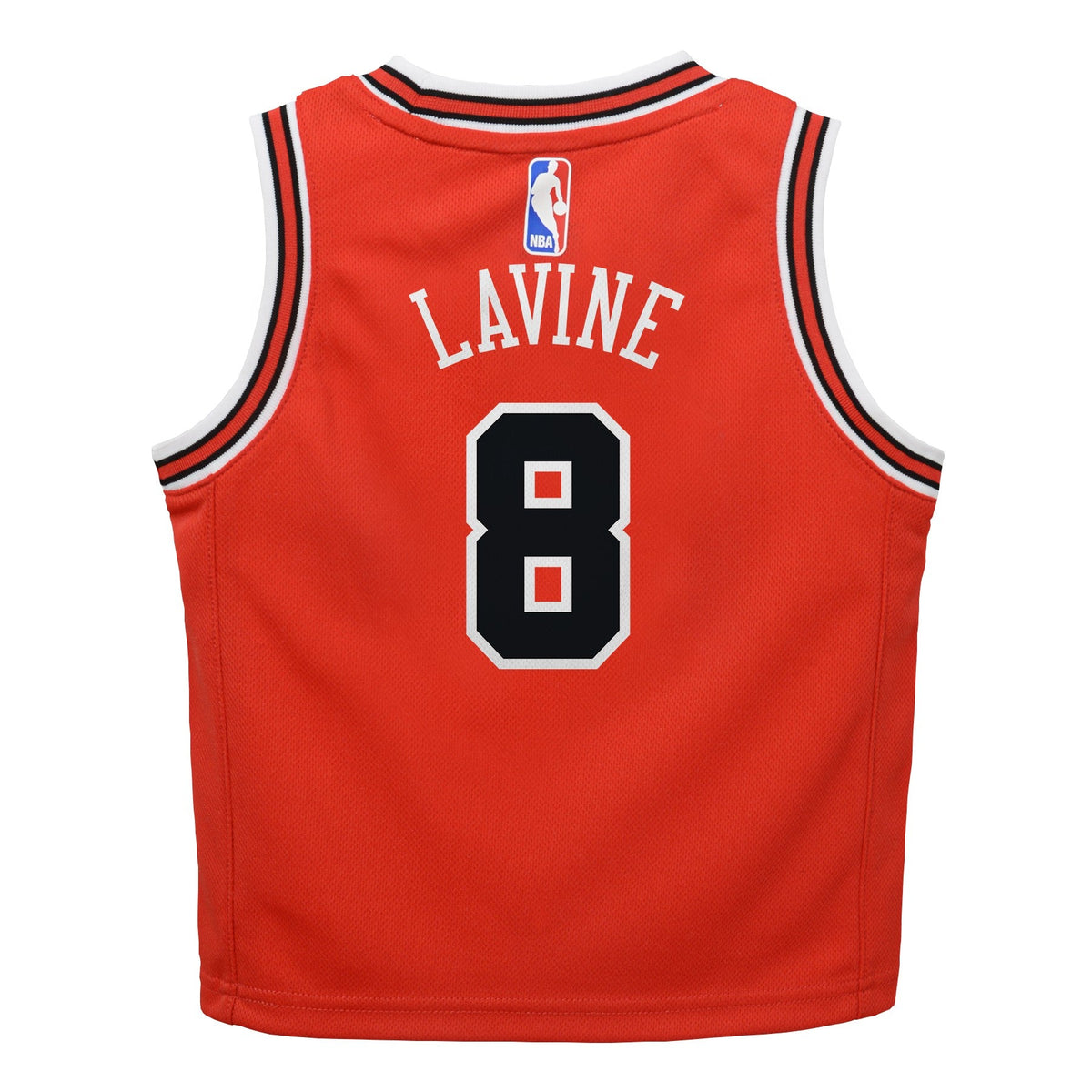 Preschool Chicago Bulls Zach Lavine Red Nike Swingman Icon Jersey product image 3, provided for visual reference and product