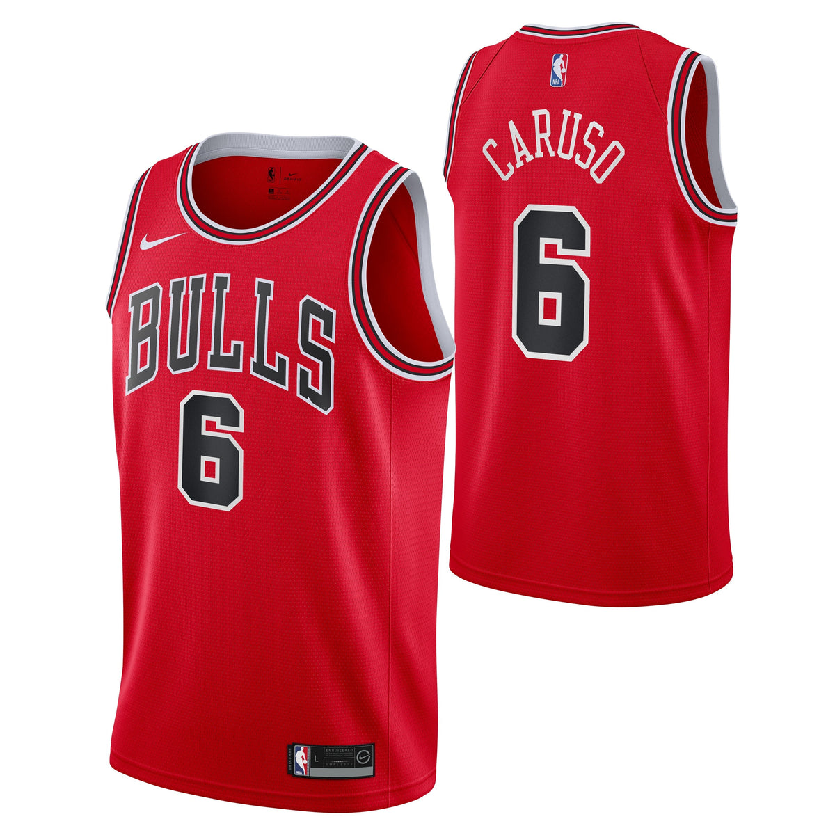 Toddler Alex Caruso Chicago Bulls Red Nike Replica Jersey product image 1, provided for visual reference and product detail
