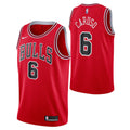 Chicago Bulls Alex Caruso Red Nike Replica Jersey product image 1, provided for visual reference and product detail review
