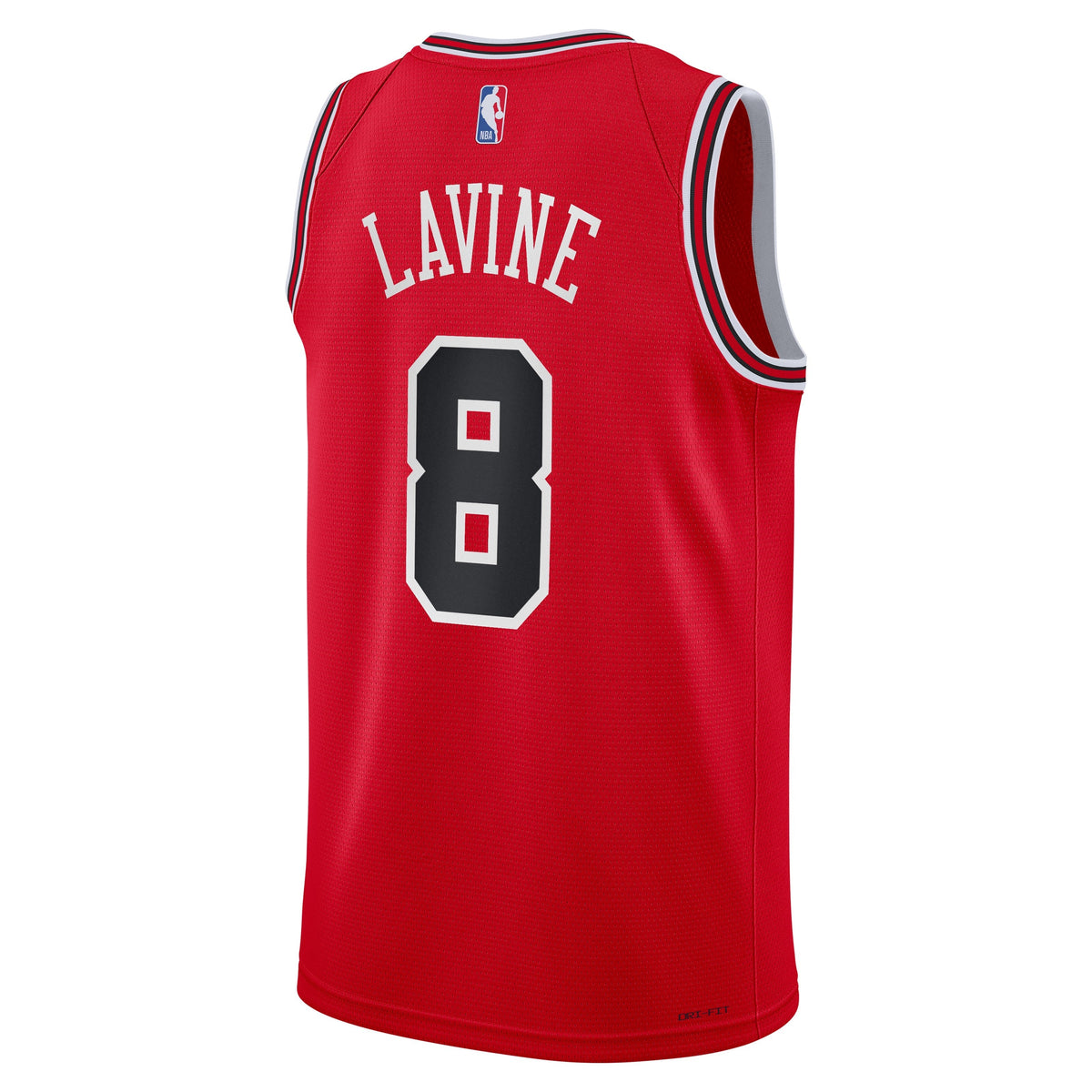 Chicago Bulls Zach Lavine Red Nike Swingman Icon Jersey product image 3, provided for visual reference and product detail