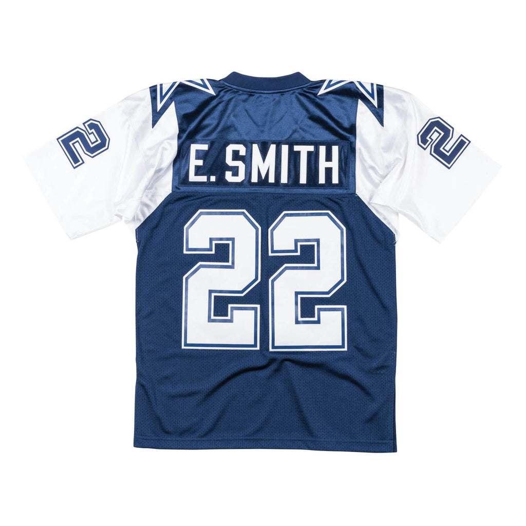 Emmitt Smith Dallas Cowboys NFL Mitchell & Ness Men Navy 1995 Throwback Authentic Jersey product image 1, provided for