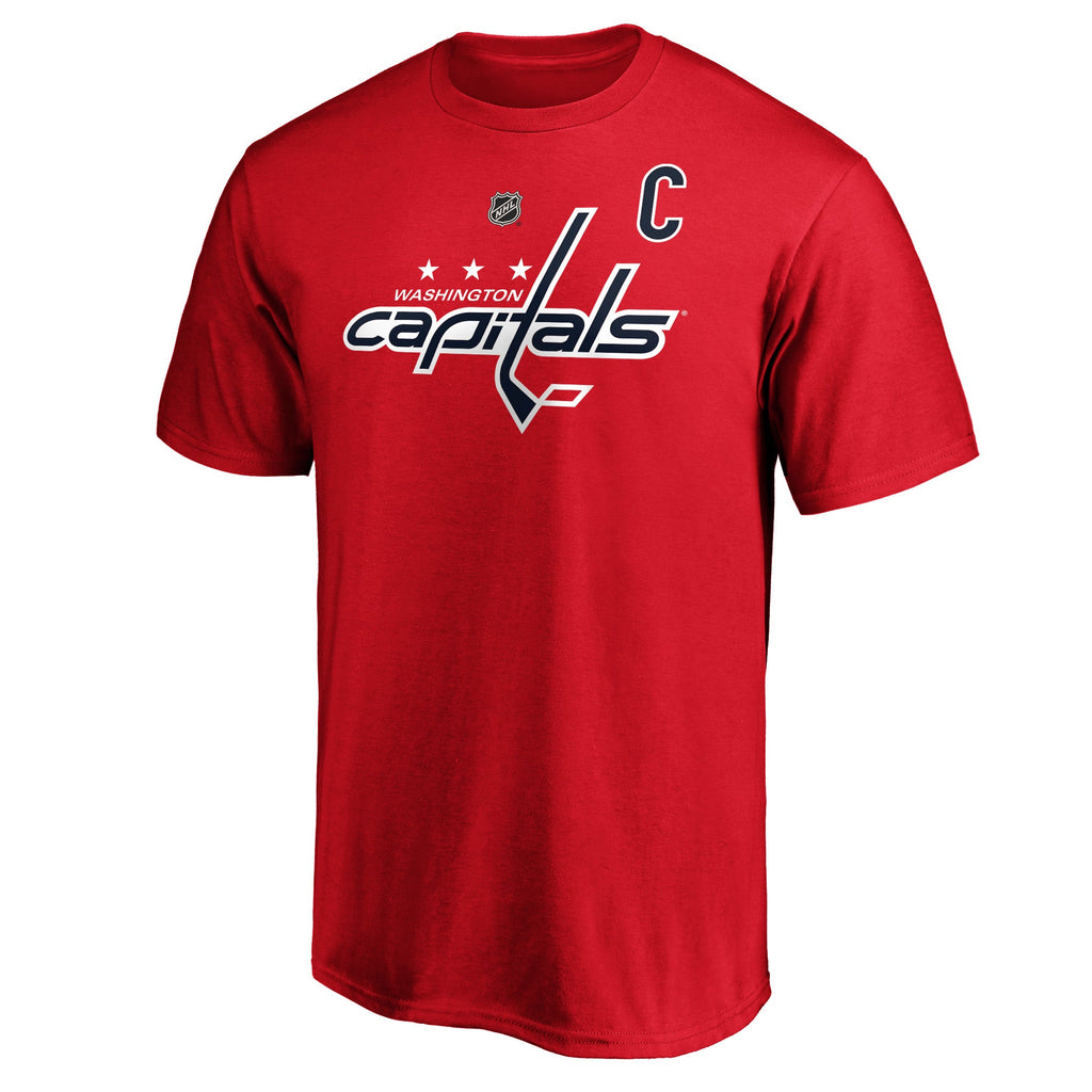 Alexander Ovechkin Washington Capitals NHL Fanatics Branded Men Red Authentic T-Shirt product image 2, provided for visual