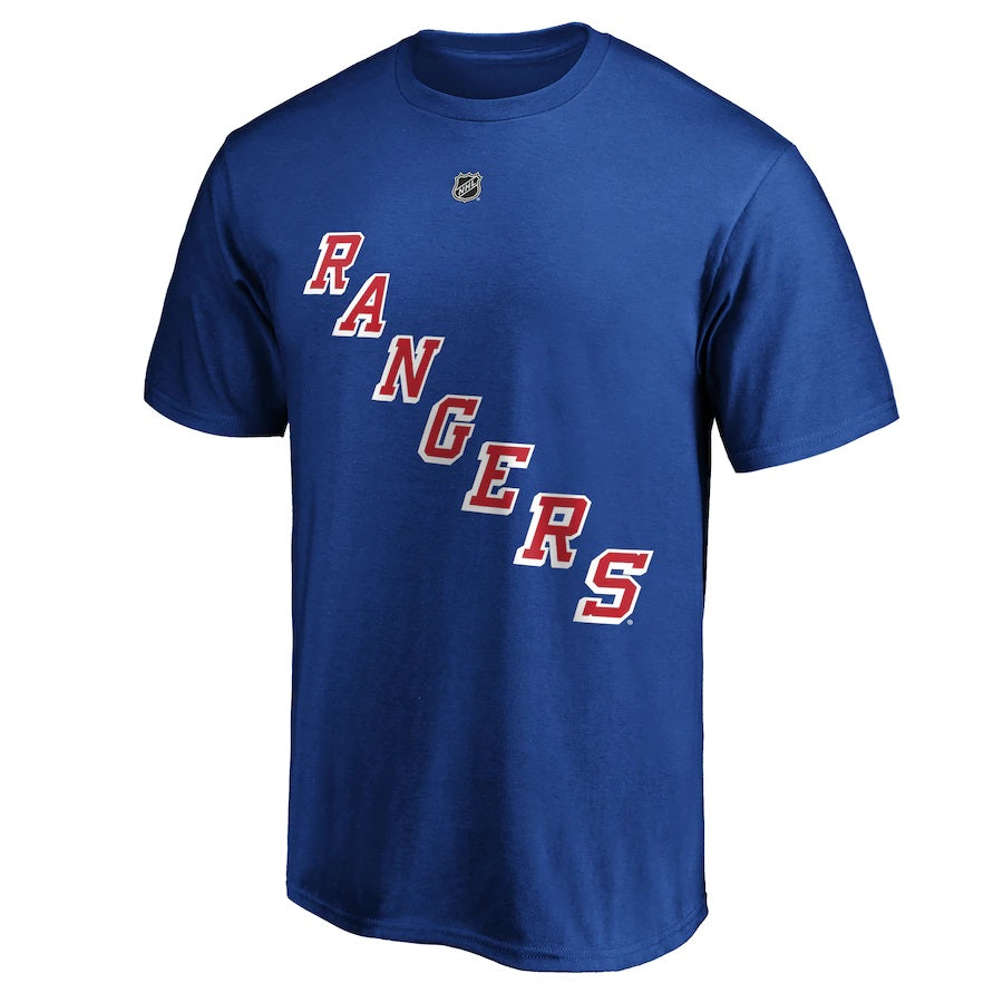 Alexis Lafrenière New York Rangers NHL Fanatics Branded Men Royal Blue Authentic T-Shirt product image 2, provided for