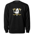 Anaheim Ducks NHL Bulletin Men Black Twill Logo Express Crew Sweater product image 1, provided for visual reference and