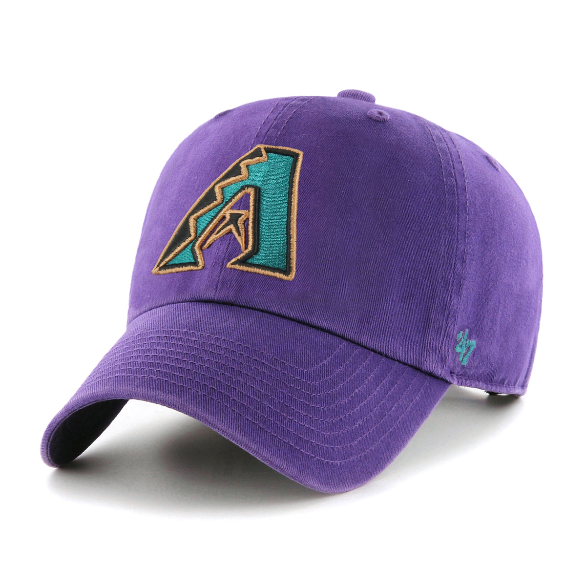 Arizona Diamondbacks MLB 47 Brand Men Purple Clean Up Adjustable Hat product image 1, provided for visual reference and