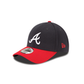 Atlanta Braves MLB New Era Men Navy/Red 39Thirty Team Classic Stretch Fit Hat product image 1, provided for visual reference