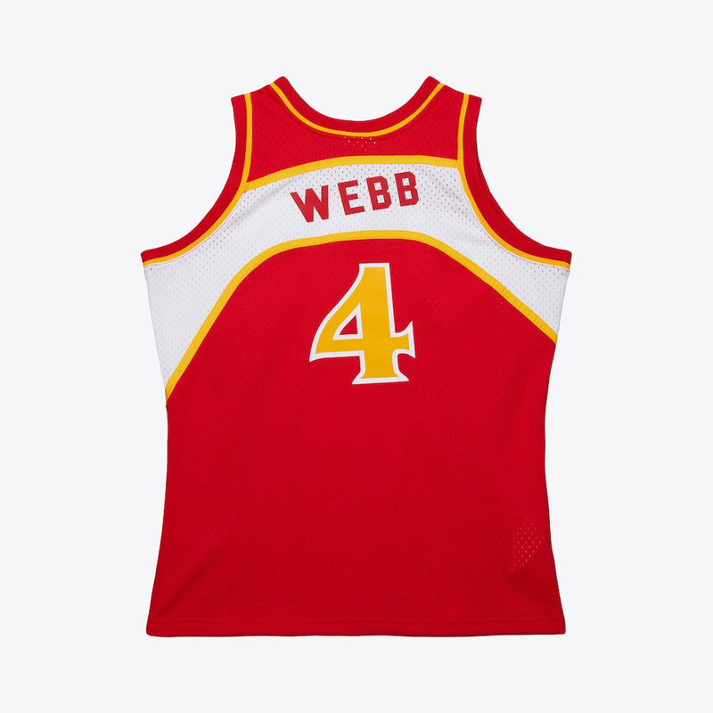 Atlanta Hawks Swingman Jersey Road Spud Webb 1986 87 | RTJ13063 product image 2, provided for visual reference and product