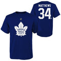 Auston Matthews Toronto Maple Leafs NHL Outerstuff Youth Royal Blue T-Shirt product image 1, provided for visual reference