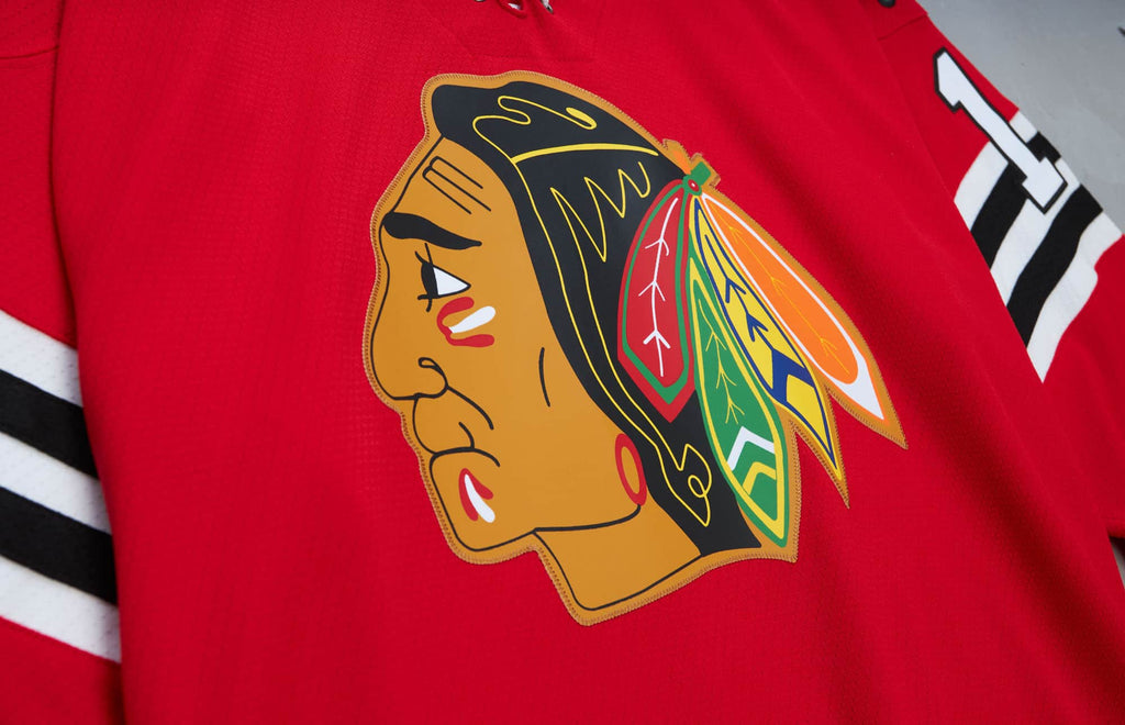 Bobby Hull Chicago Blackhawks NHL Mitchell & Ness Men Red 1960 Blue Line Authentic Jersey product image 4, provided for