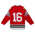 Bobby Hull Chicago Blackhawks NHL Mitchell & Ness Men Red 1960 Blue Line Authentic Jersey product image 1, provided for