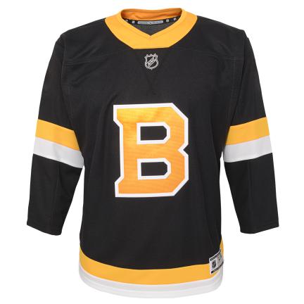 Boston Bruins NHL Outerstuff Youth Black Alternate Premier Jersey product image 1, provided for visual reference and product