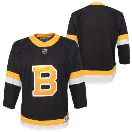 Boston Bruins NHL Outerstuff Youth Black Alternate Premier Jersey product image 3, provided for visual reference and product