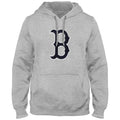 Boston Red Sox MLB Bulletin Men Athletic Grey Express Twill Logo Hoodie product image 1, provided for visual reference and