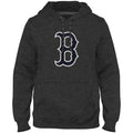 Boston Red Sox MLB Bulletin Men Charcoal Express Twill Logo Hoodie product image 1, provided for visual reference and