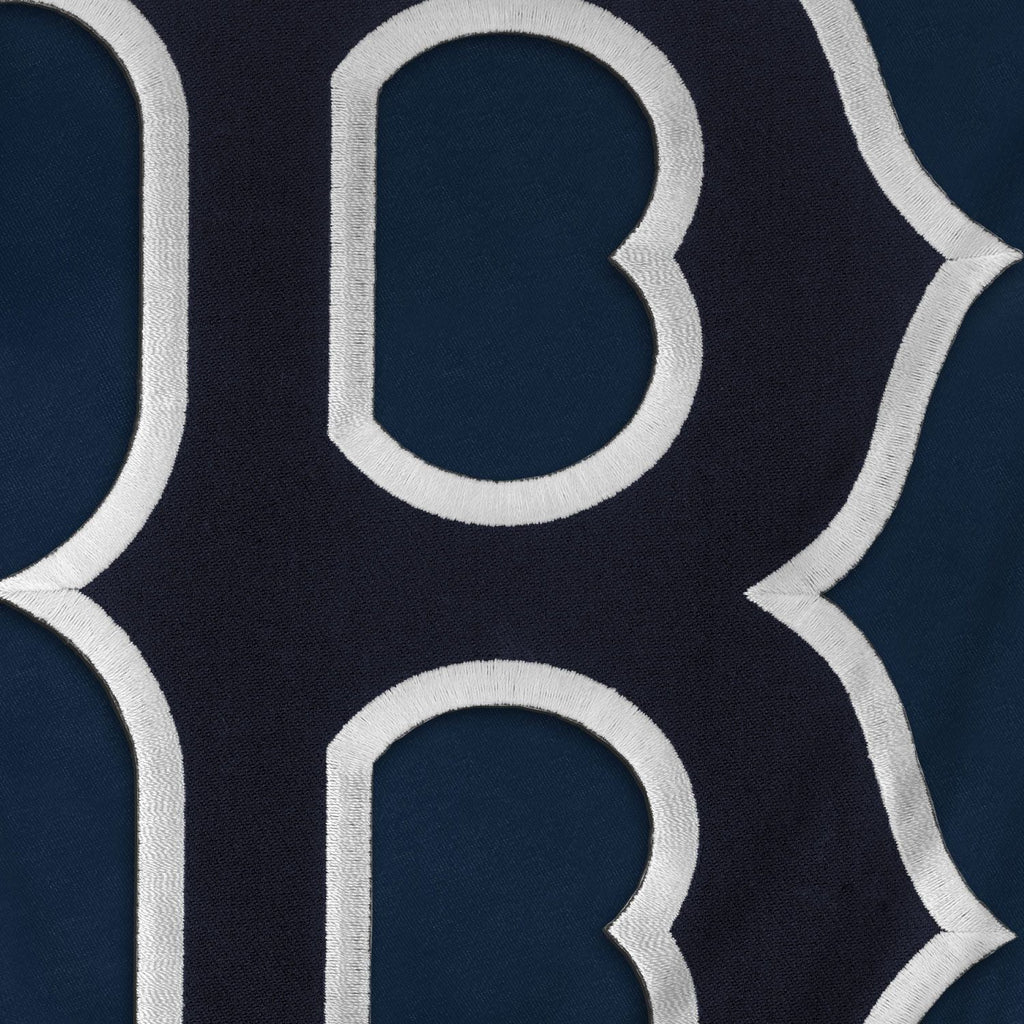 Boston Red Sox MLB Bulletin Men Navy Express Twill Logo Hoodie product image 2, provided for visual reference and product
