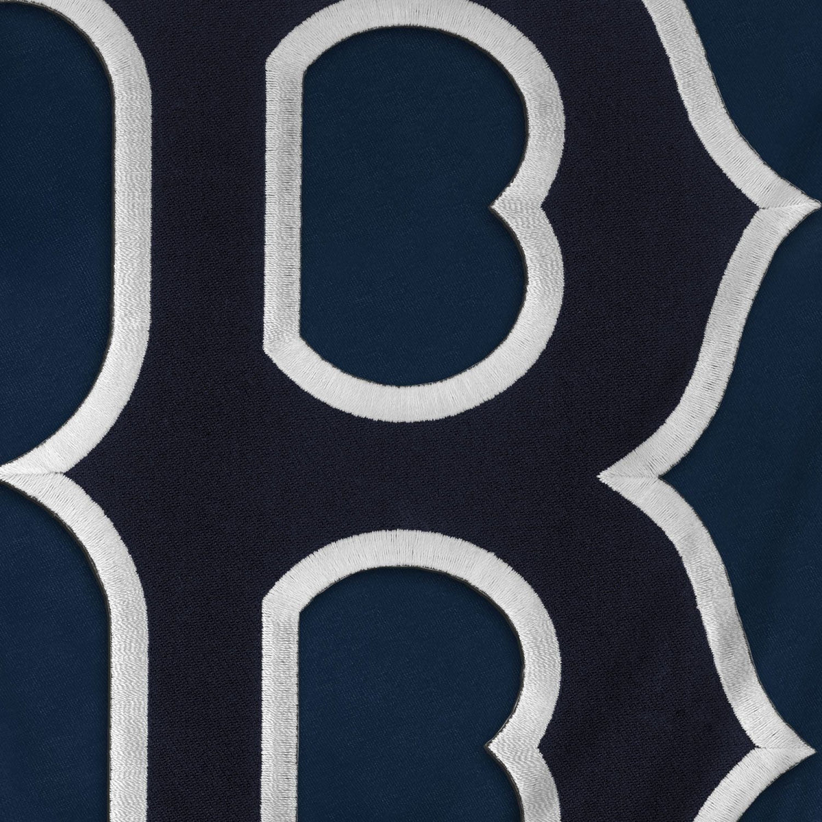 Boston Red Sox MLB Bulletin Men Navy Express Twill Logo Hoodie product image 2, provided for visual reference and product