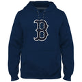 Boston Red Sox MLB Bulletin Men Navy Express Twill Logo Hoodie product image 1, provided for visual reference and product