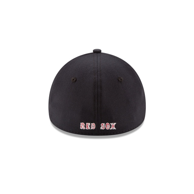 Boston Red Sox MLB New Era Men Navy 39Thirty Team Classic Stretch Fit Hat product image 2, provided for visual reference and