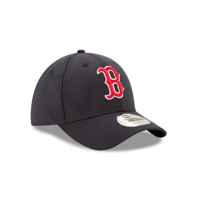 Boston Red Sox MLB New Era Men Navy 39Thirty Team Classic Stretch Fit Hat product image 4, provided for visual reference and