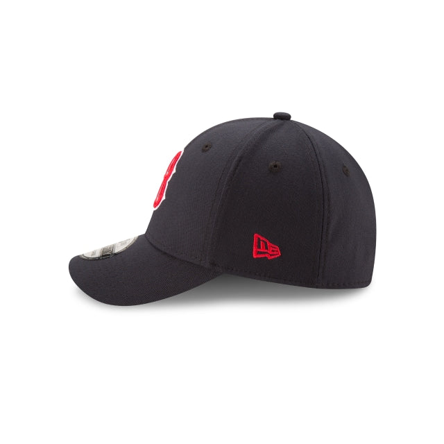 Boston Red Sox MLB New Era Men Navy 39Thirty Team Classic Stretch Fit Hat product image 5, provided for visual reference and