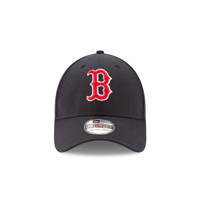 Boston Red Sox MLB New Era Men Navy 39Thirty Team Classic Stretch Fit Hat product image 3, provided for visual reference and
