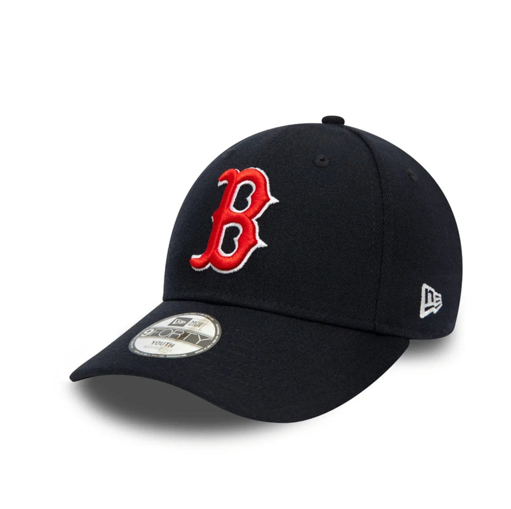 Boston Red Sox MLB New Era Youth Navy 9Forty League Adjustable Hat product image 1, provided for visual reference and